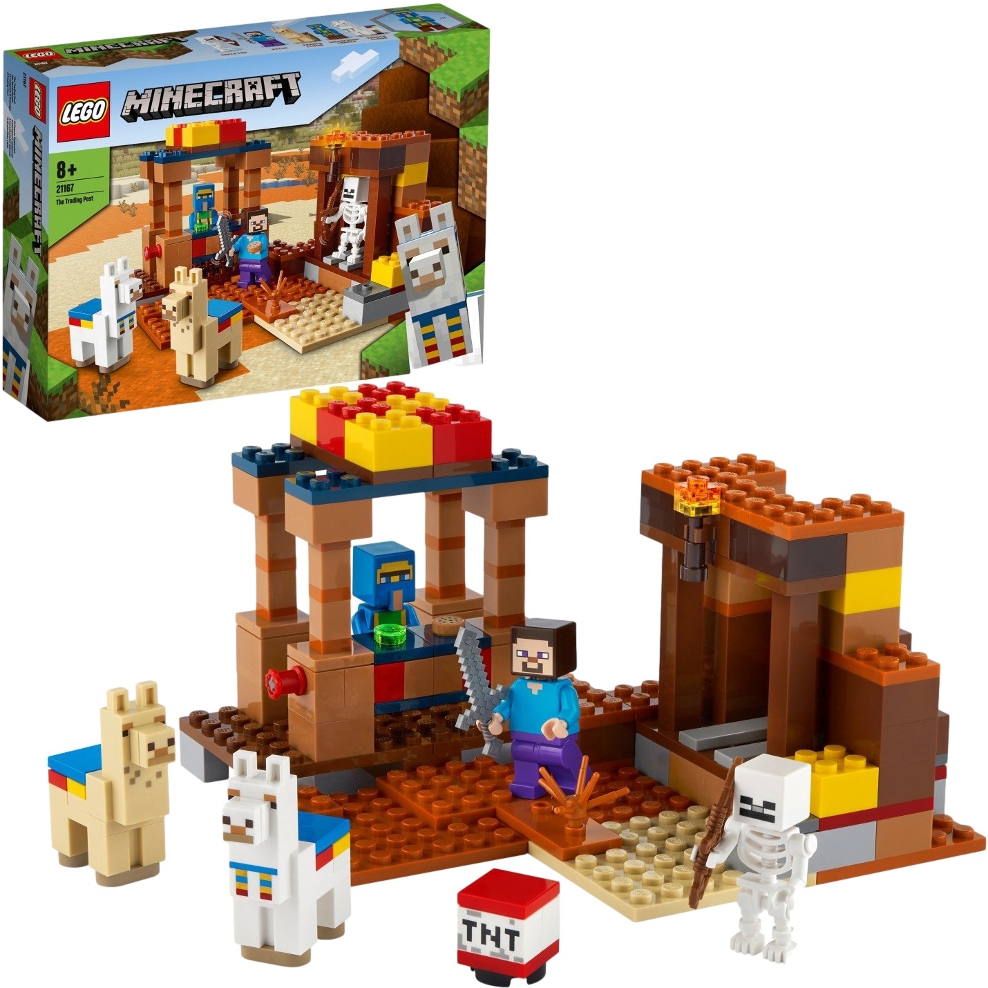 Конструктор lego minecraft "торговый пост"