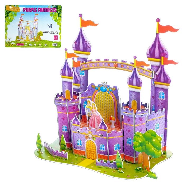 Сборная модель 3Д пазл "Замок принцессы" (27 дет.) 3673681