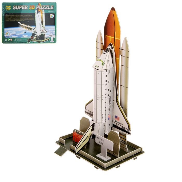 Сборная модель 3Д "Ракета" 272889