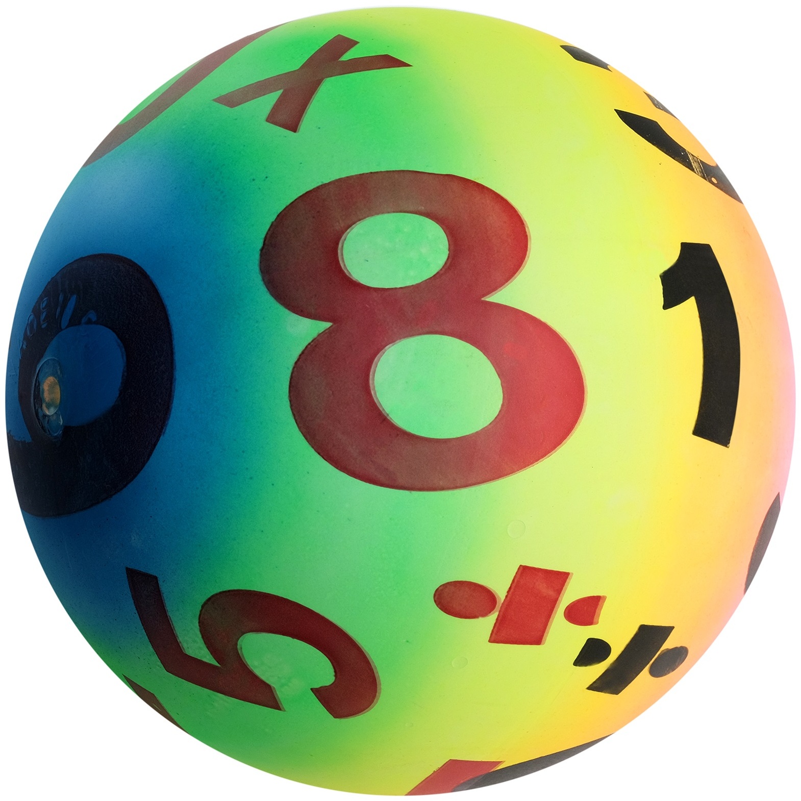 Мяч детский цифры (22 см, 70 г.)