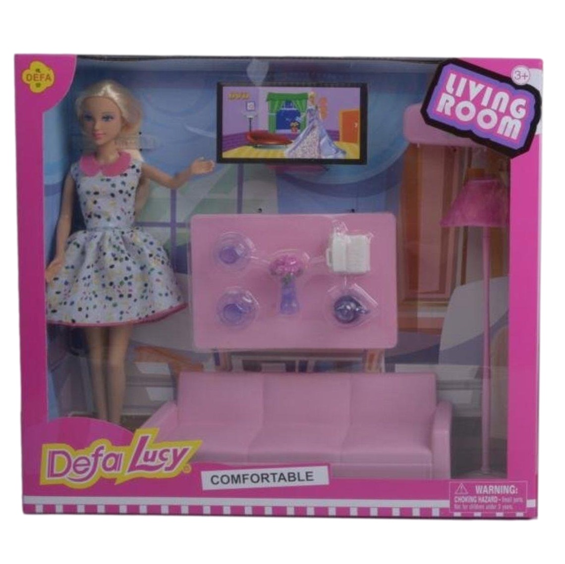 Кукла Дефа Люси "Мой любимый дом" (10 предметов, 29 см)