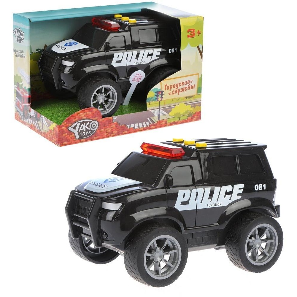 Машина инерционная "Полиция" (свет, звук) M0271-3F