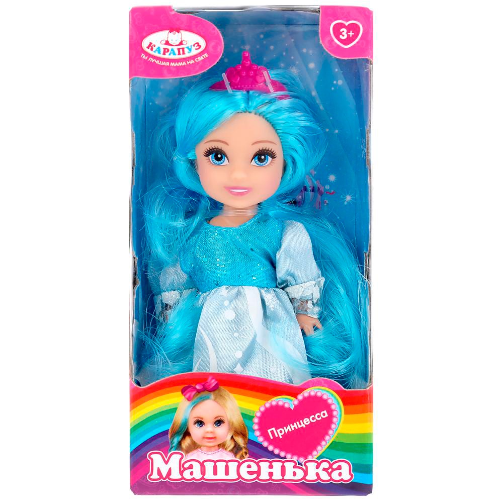 Кукла "Карапуз" Машенька (12 см, в нарядном платье)