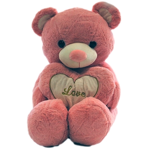 Мягкая игрушка "Медведь с сердцем и вышивкой Love" (48х90х38 см)