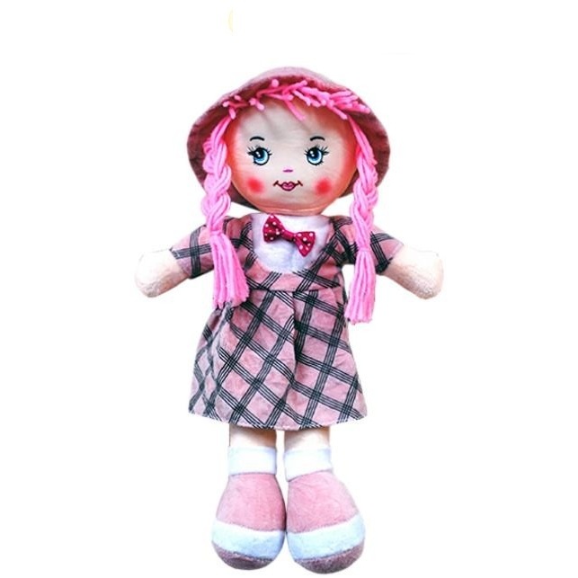 Кукла в платье и шляпе (13х36х9 см)