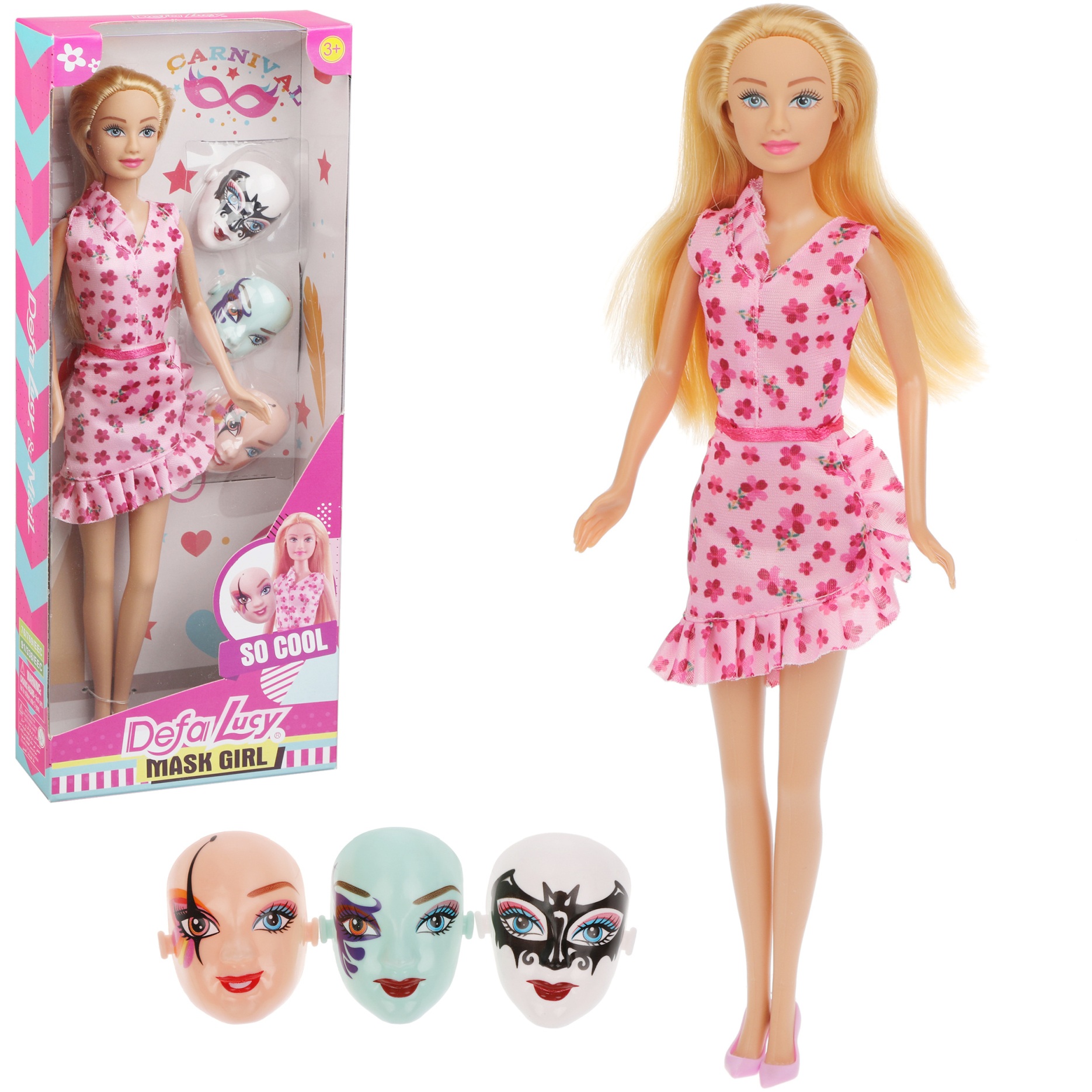 Кукла Дефа Люси "Карнавал" в розовом платье (29 см)