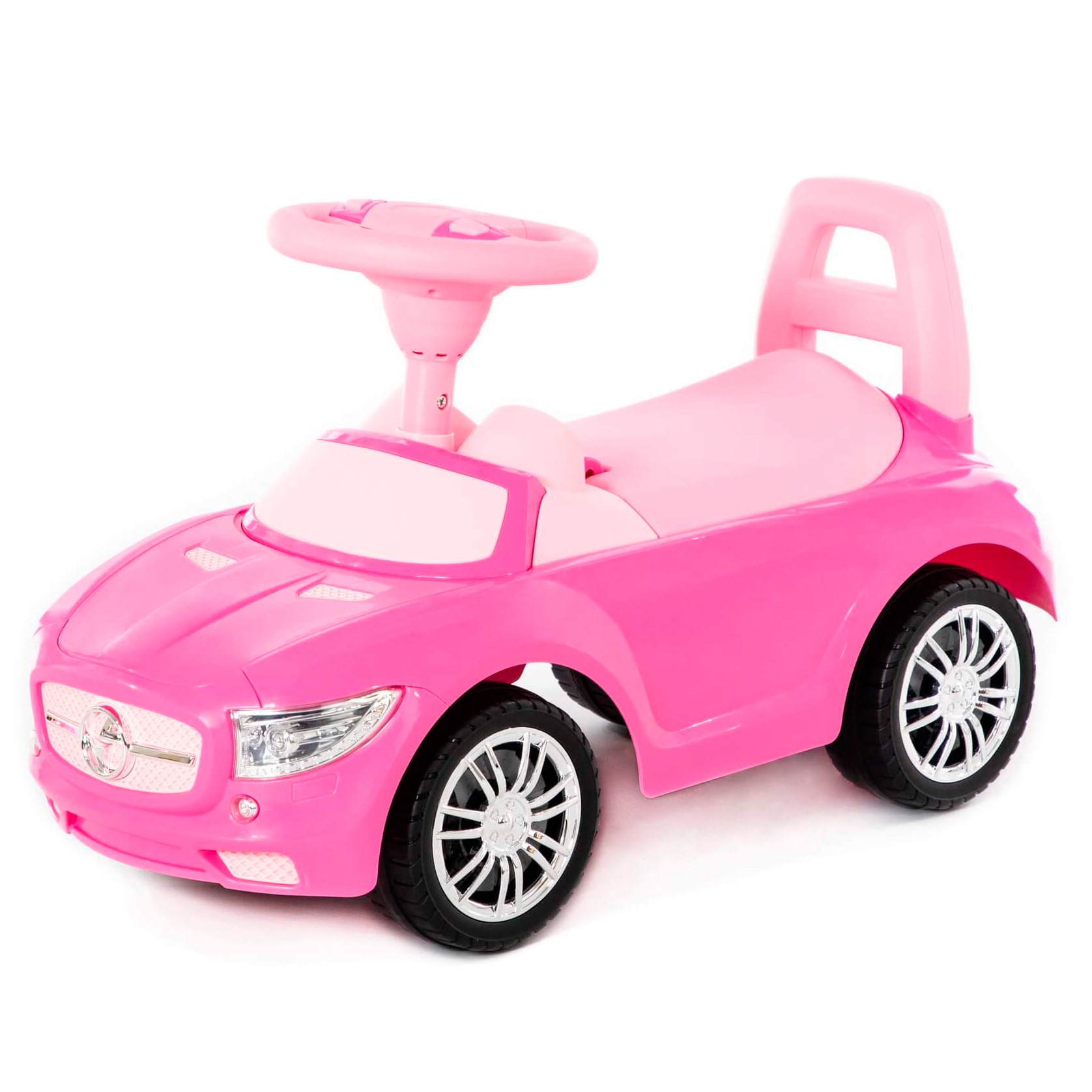 Автомобиль-каталка Supercar №1 (Полесье, звук, розовый)