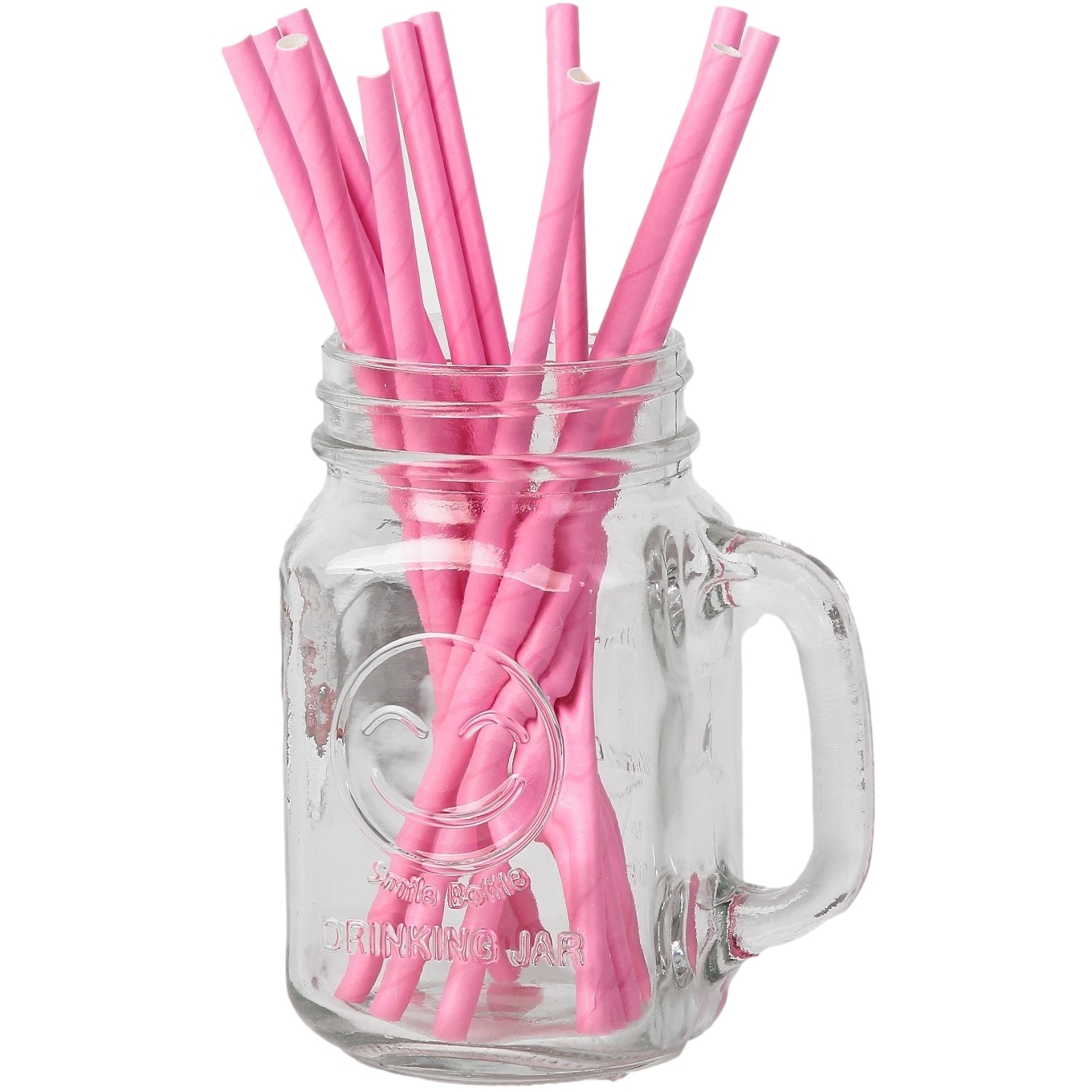Трубочки для коктейля, цвет розовый (набор 12 шт.) 3120572