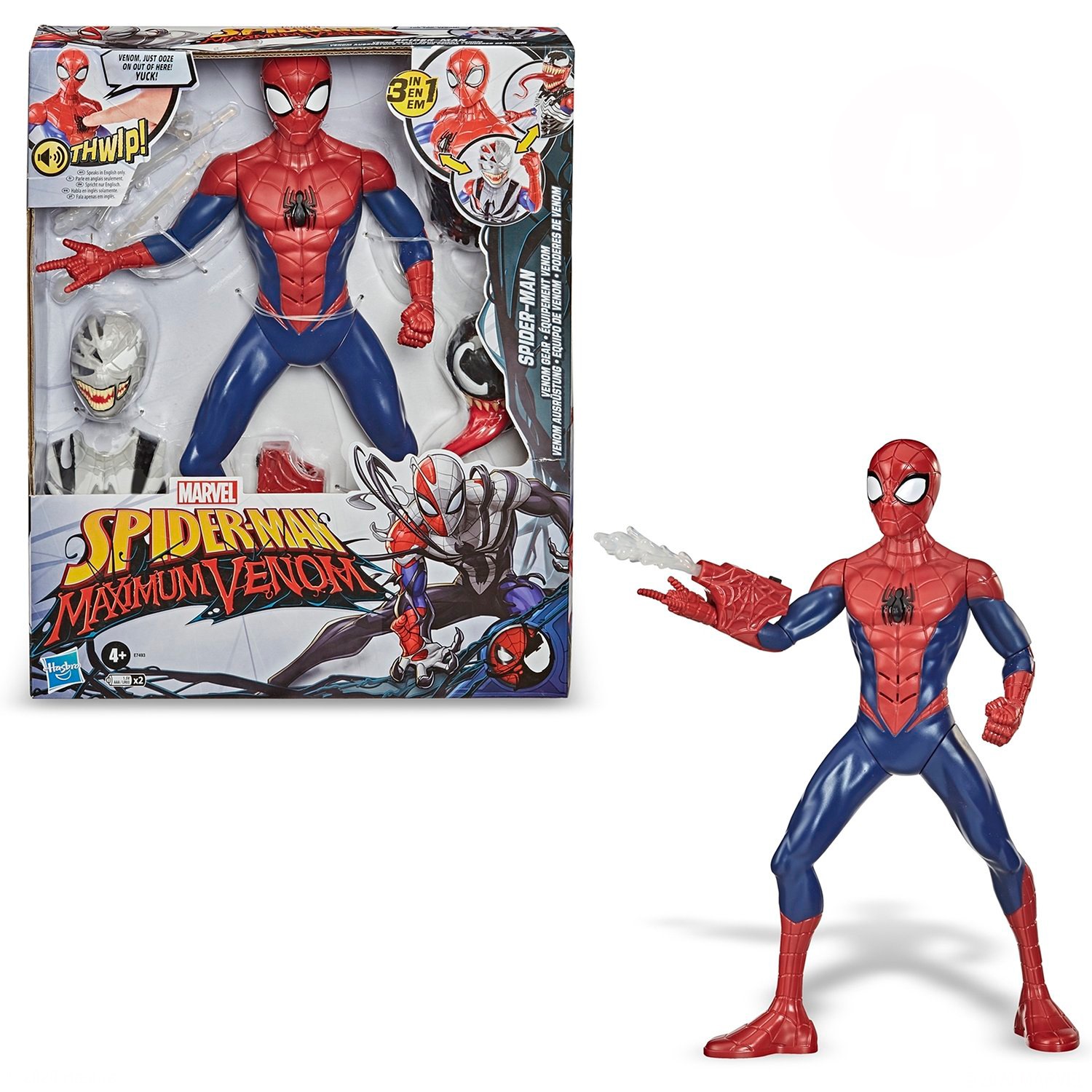 Фигурки мультипликационные для мальчиков Фигурка Spider-man Человек-паук Титан Веном E74935 E74935L0