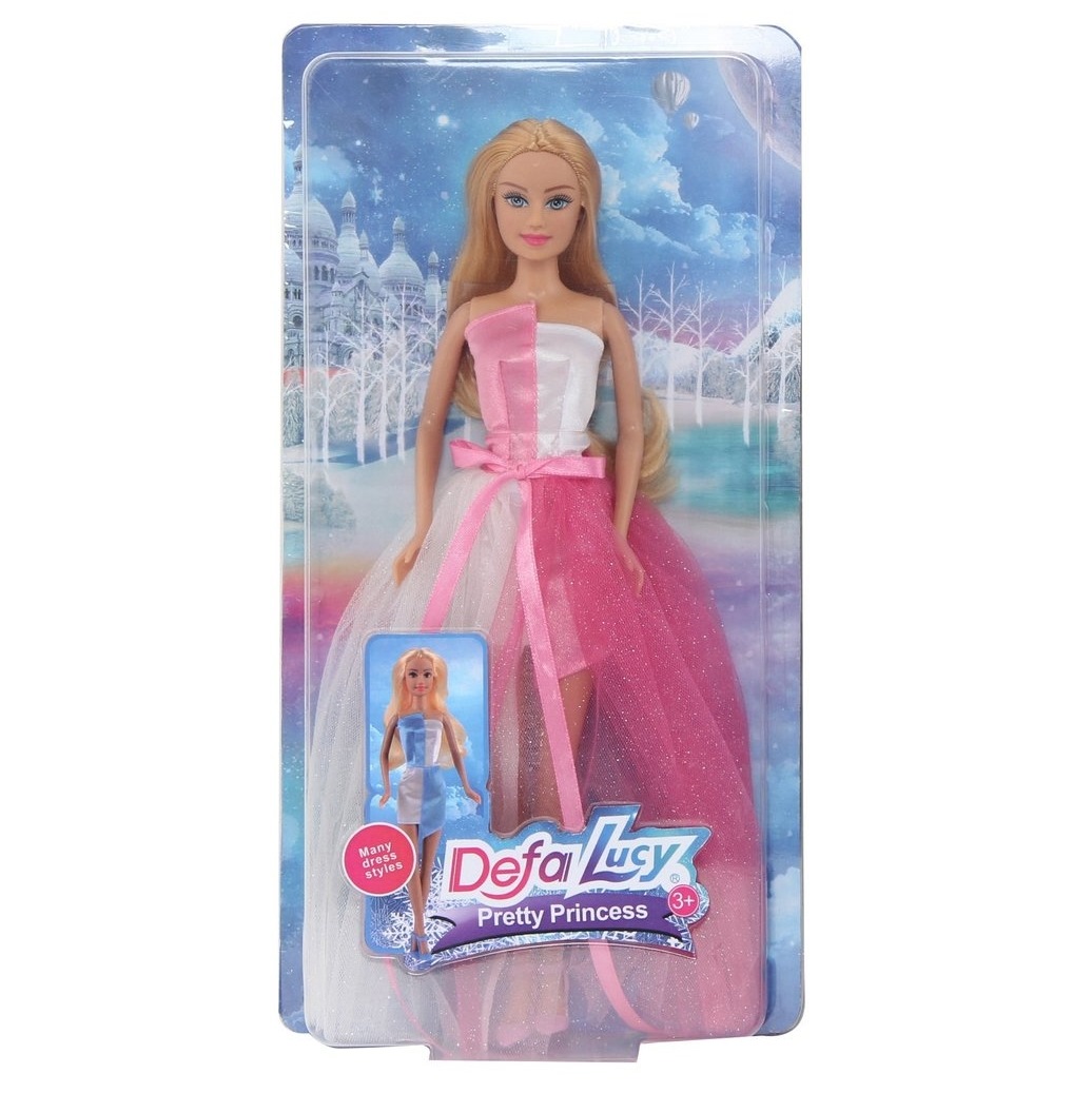 Кукла Дефа Люси "Принцесса" (в розовом пышном платье, 29 см)