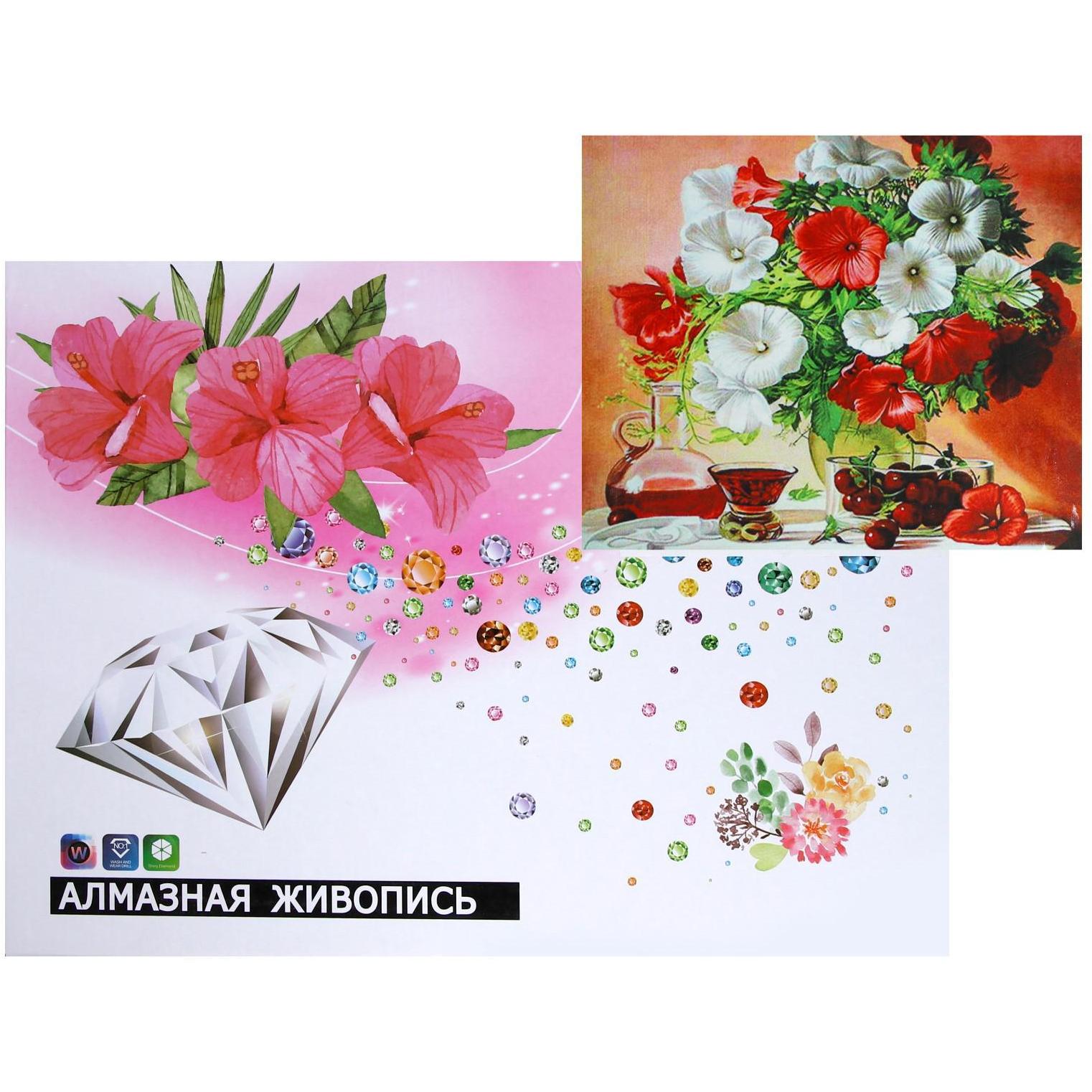 Алмазная мозаика "Маковый букет" (30х40 см) 6252478