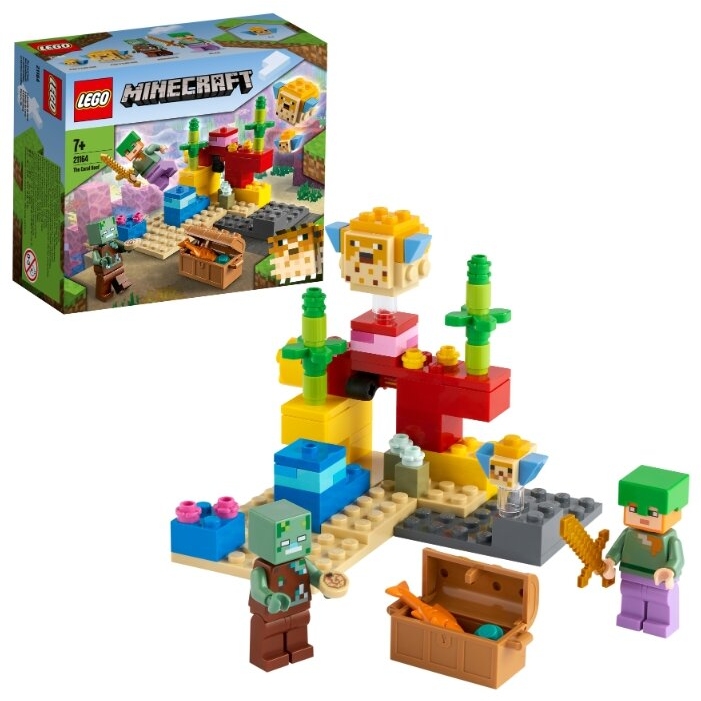 Констр-р LEGO Minecraft Коралловый риф 21164