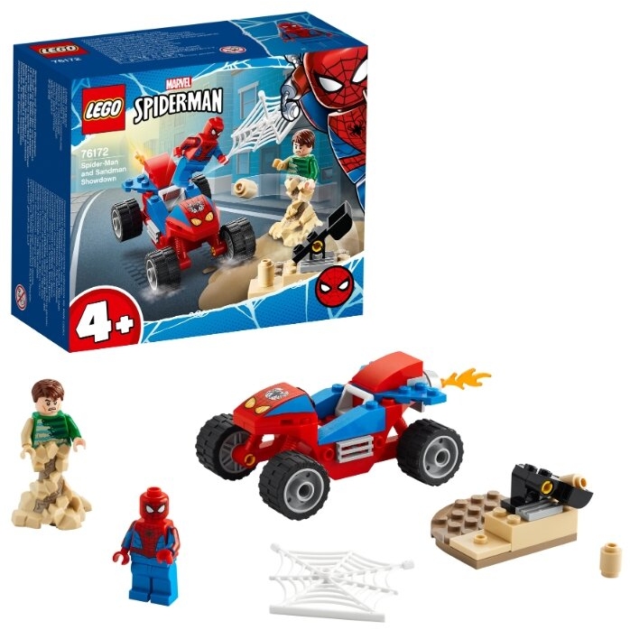 Констр-р lego super heroes бой человека-паука с песочным человеком 76172