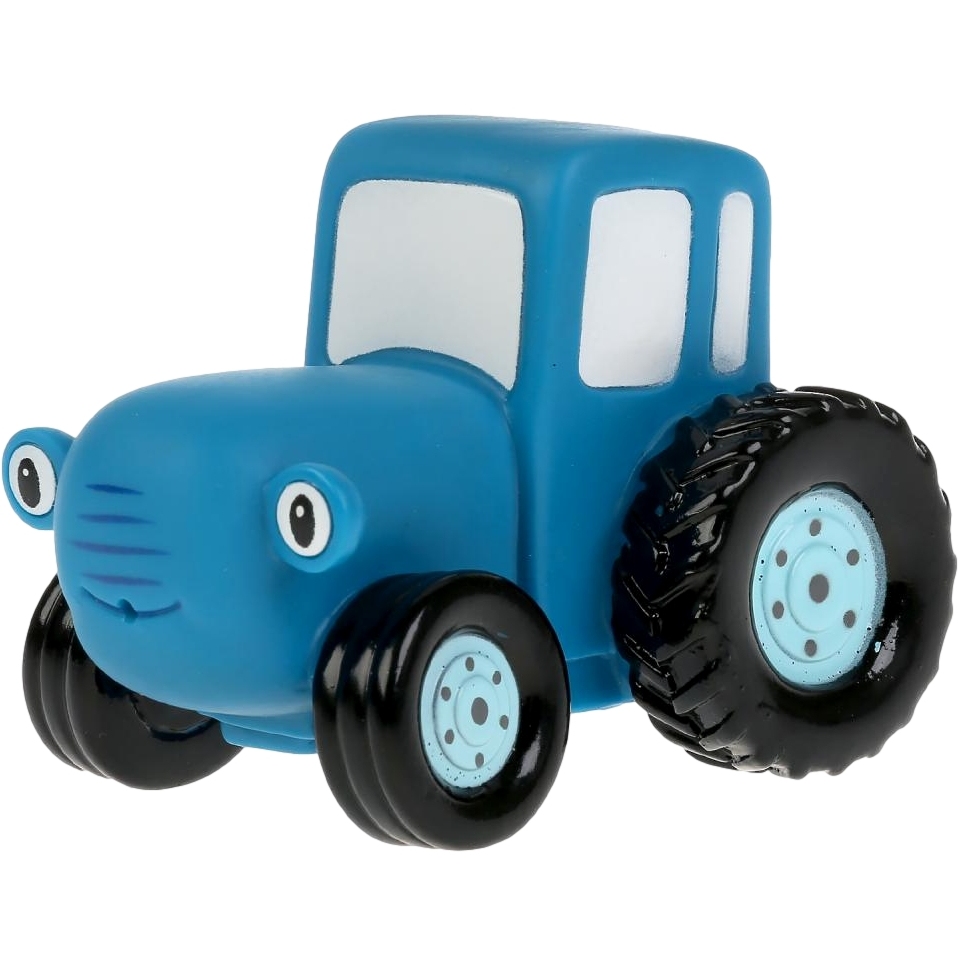 Игрушка для ванны "Капитошка" Синий трактор (10 см)