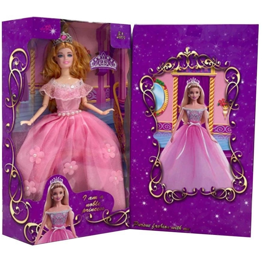 Кукла "Принцесса" в розовом платье (шарнирная, 29 см)