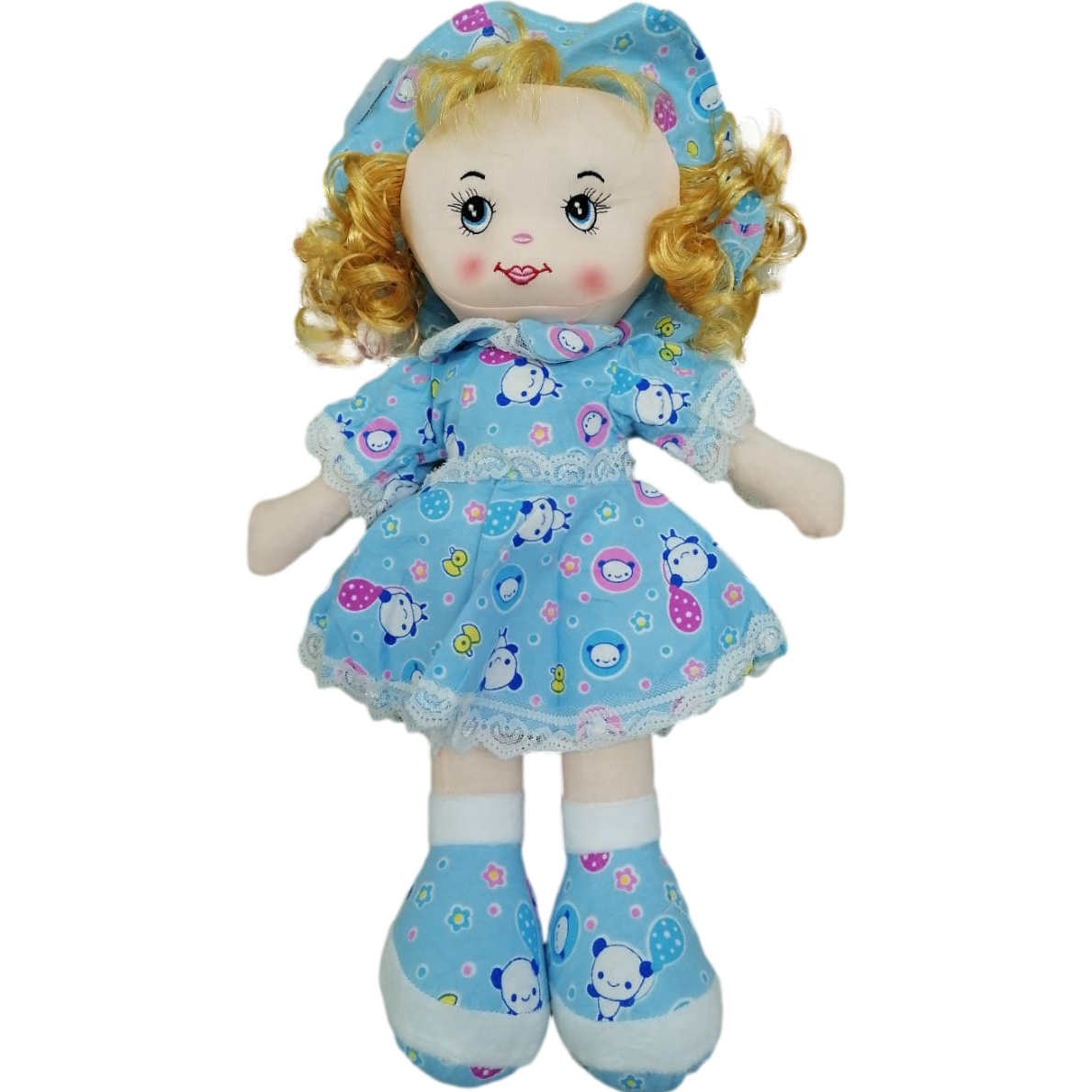 Кукла в платье с кудрями №2 (2077в) (17x43x11 см.)