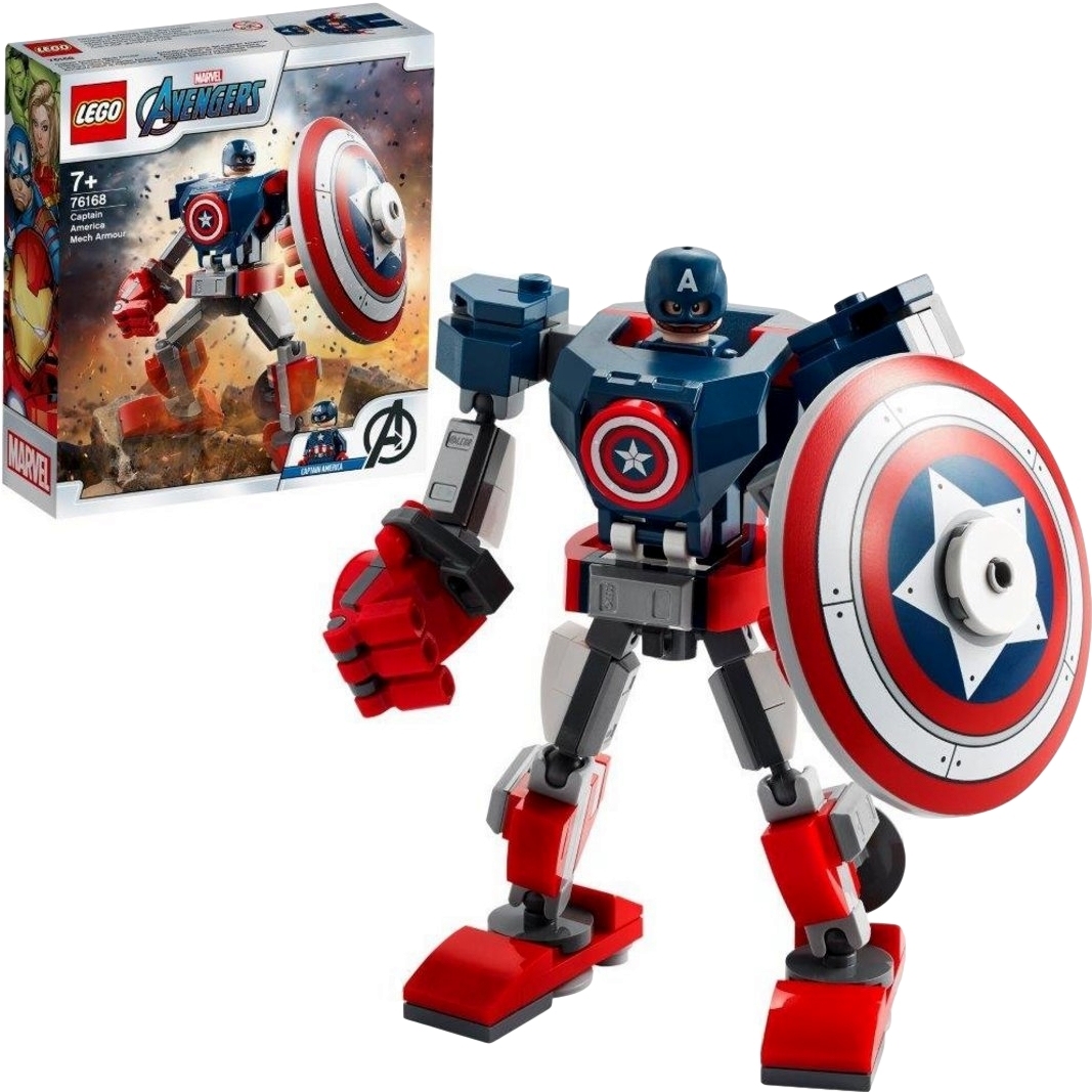 Констр-р lego super heroes капитан америка: робот 76168