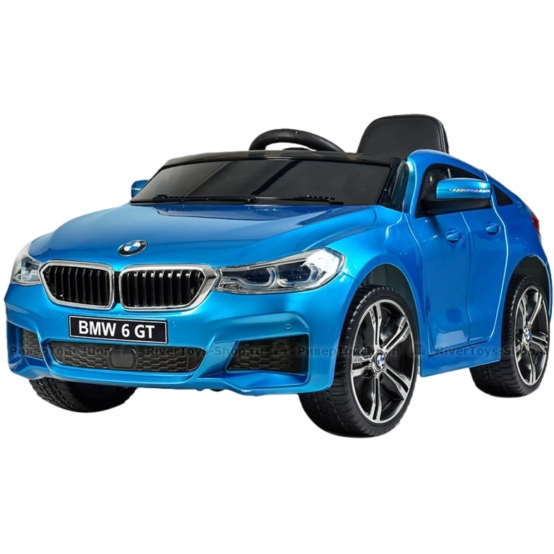 Электромобиль BMW6 GT (синий глянец) JJ2164