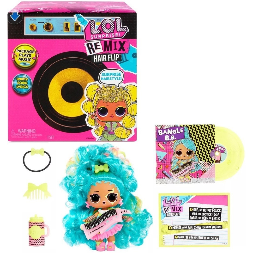 Куколка Лол Remix Hairflip (7 см)