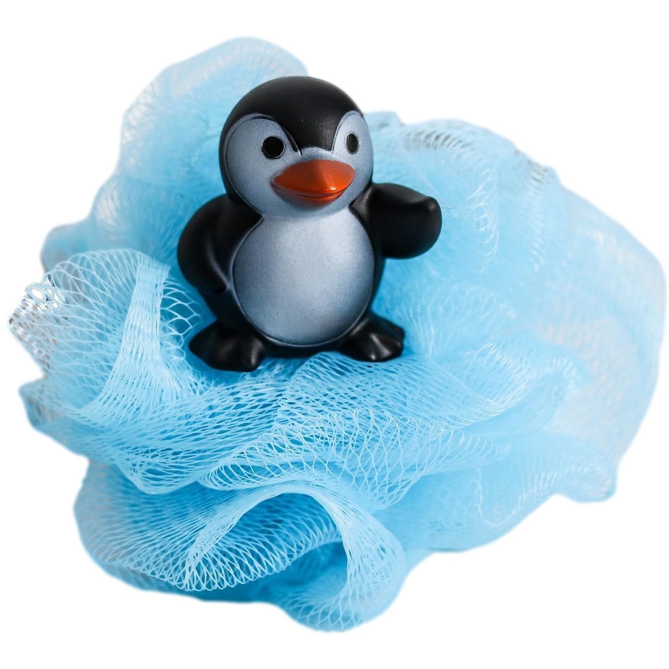 Мочалка детская для купания "Пингвин"