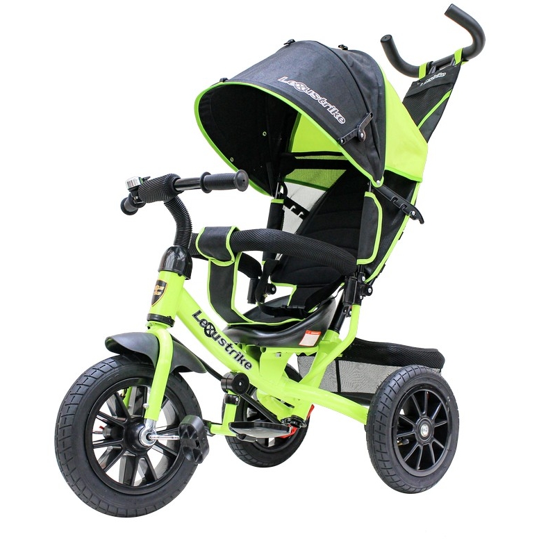 Велосипед 3кол. надув.12 и 10", рег.спинка, задн.тормоз, св.зел. lexus trike в кор.1шт