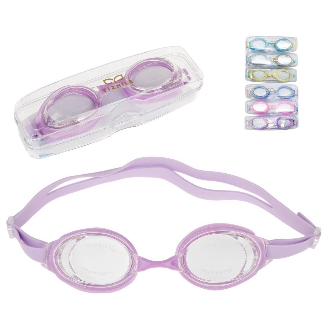 Очки для плавания детские (6 видов) YХ3037-D
