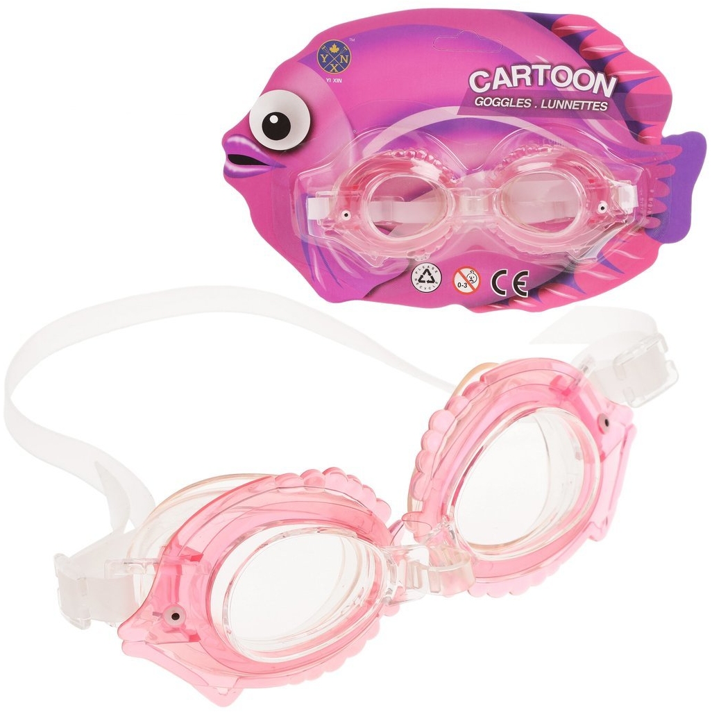 Очки для плавания детские "Рыбка" YХ528-16А