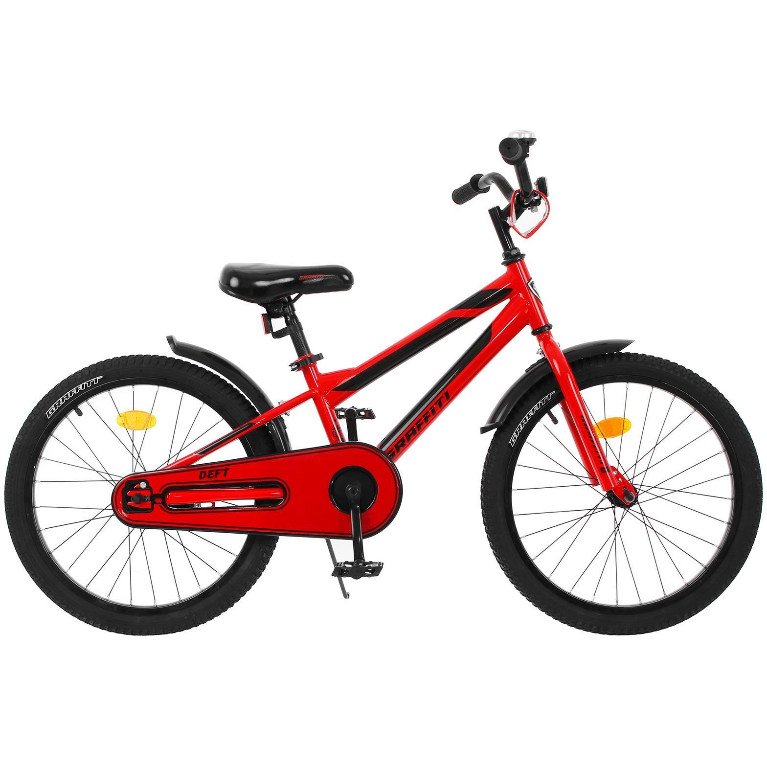 Велосипед 20" Graffiti Deft (красно-чёрный)