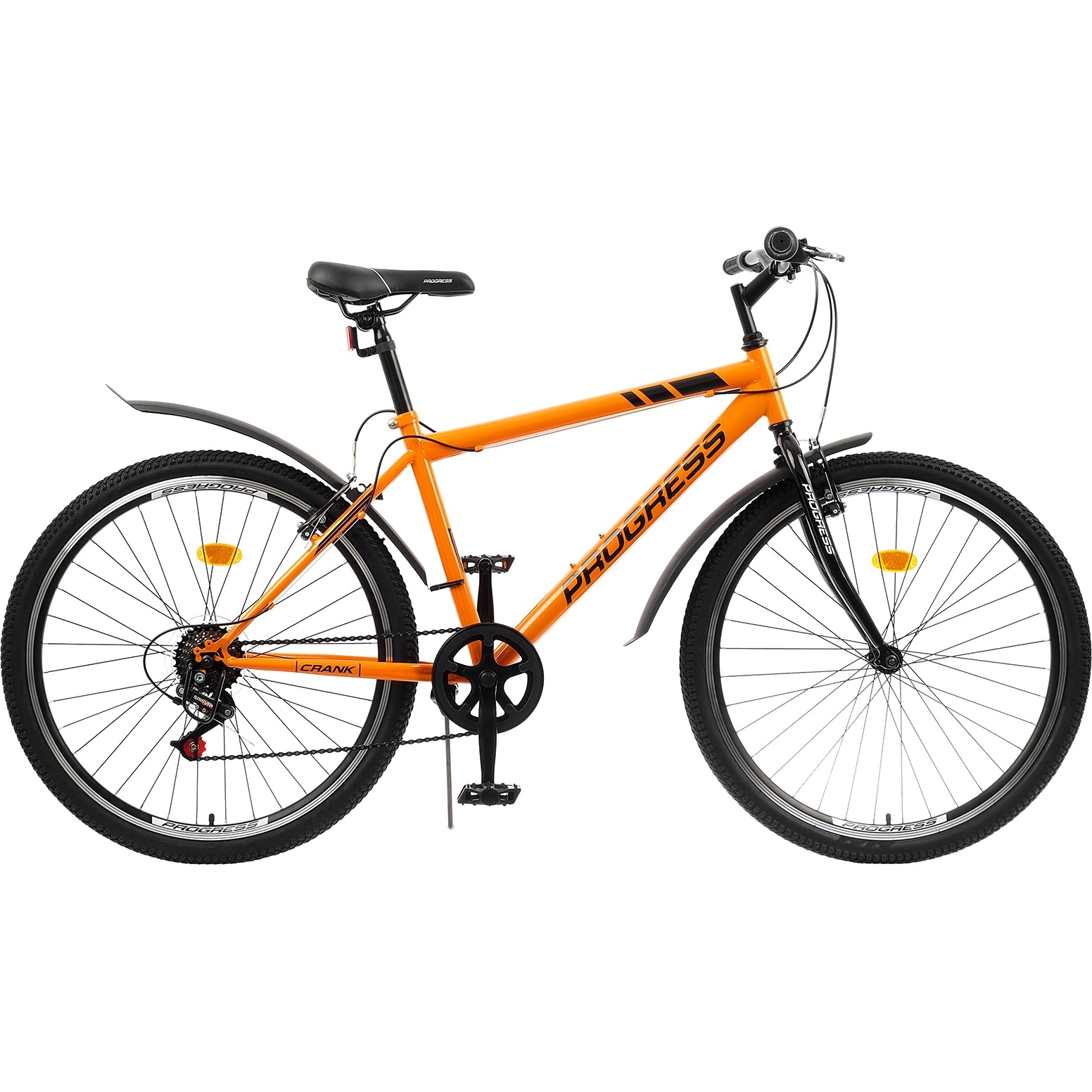 Велосипед 26" Progress Crank (оранжевый, 7 скоростей)