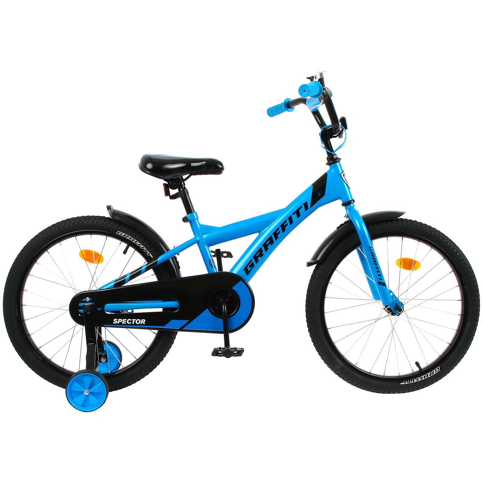 Велосипед 20" Graffiti spector (неоновый синий)