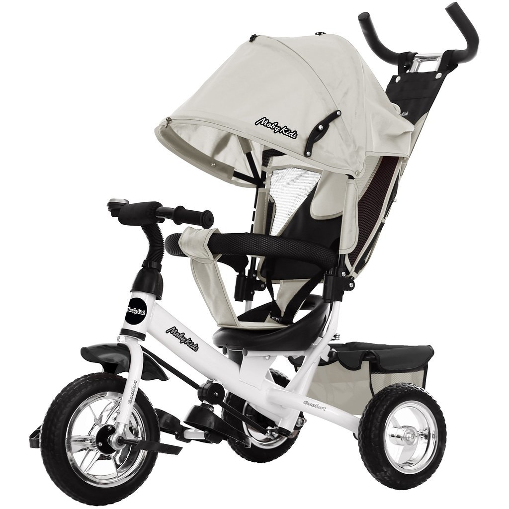 Велосипед трехколесный Moby Kids Comfort (серый, колеса eva)