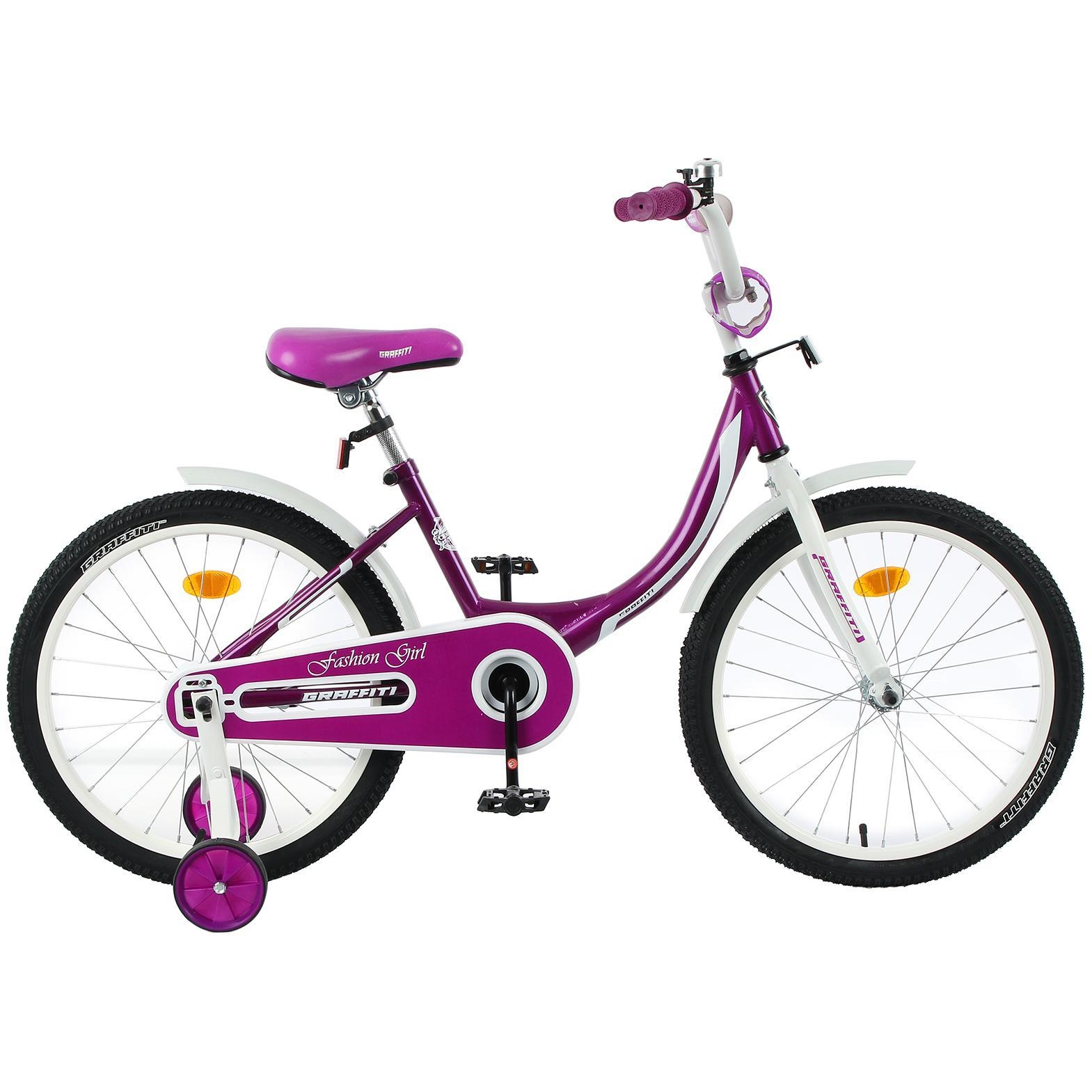 Велосипед 20" Graffiti Fashion Girl, цвет бордовый 4510777