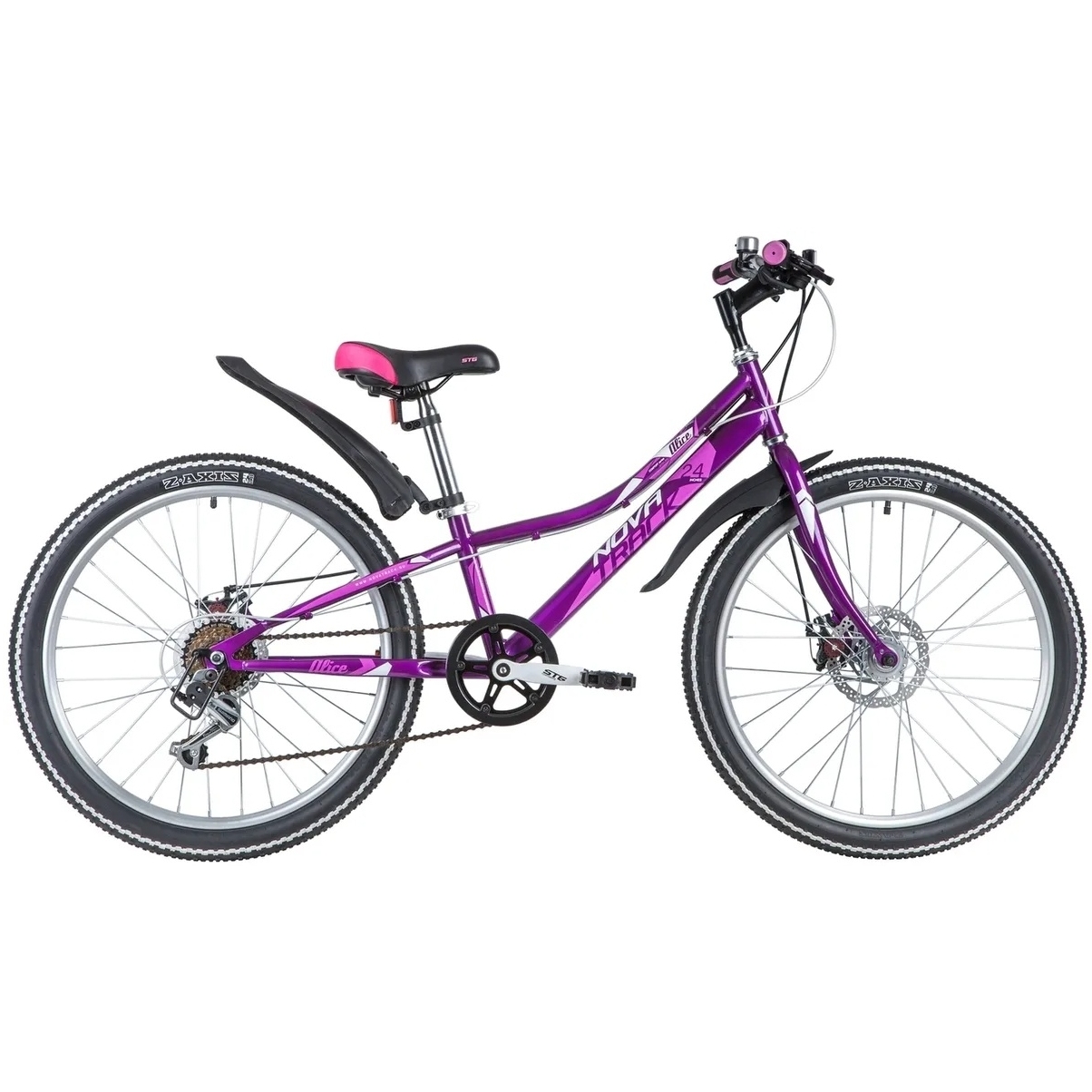 Велосипед 24" Novatrack Alice (пурпурный) 24SН6SV.АLIСЕ.12РR21