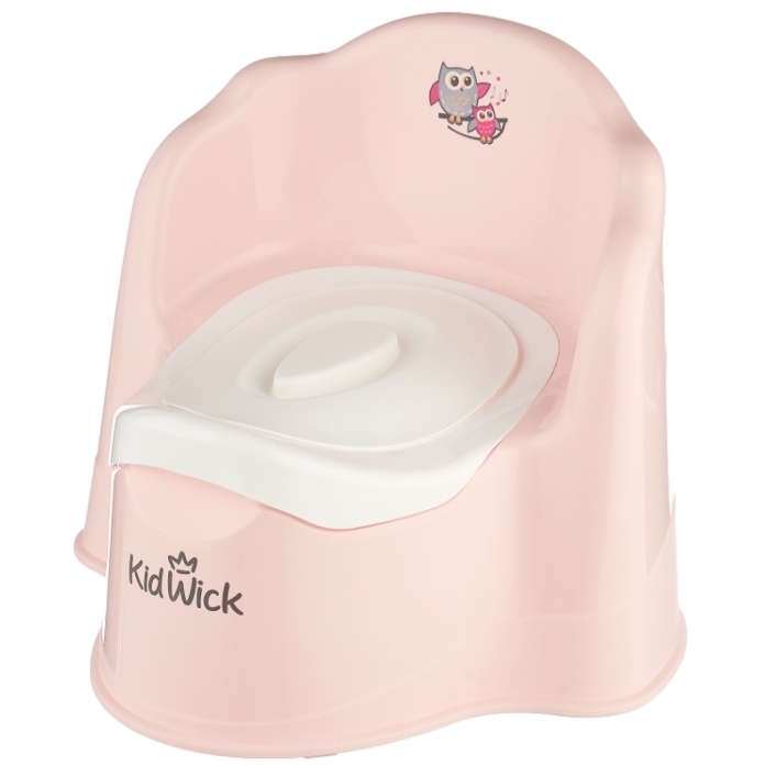 Горшок туалетный Kidwick (розовый/белый) КW070302
