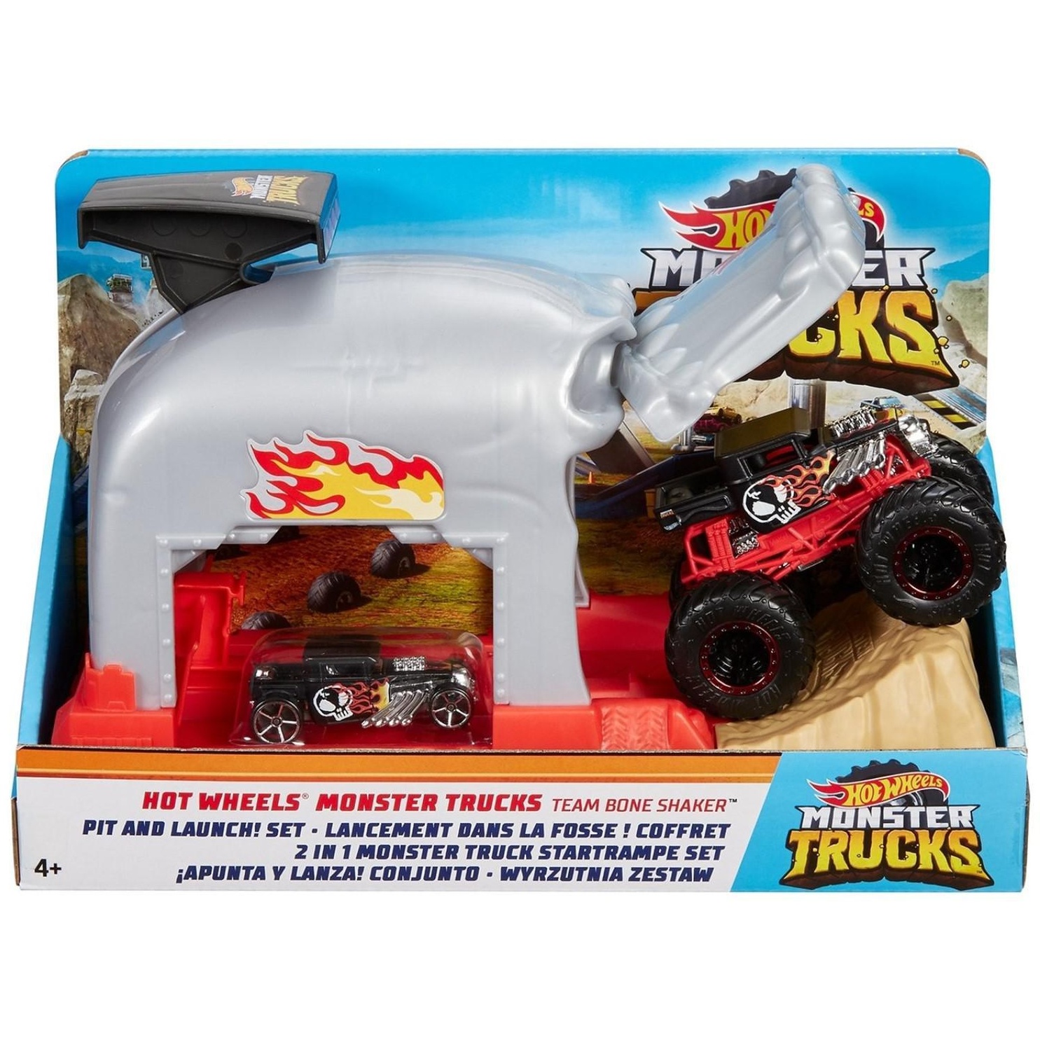 Игровой набор монстр-трак "пусковой гараж" gky01, gky02 4832094