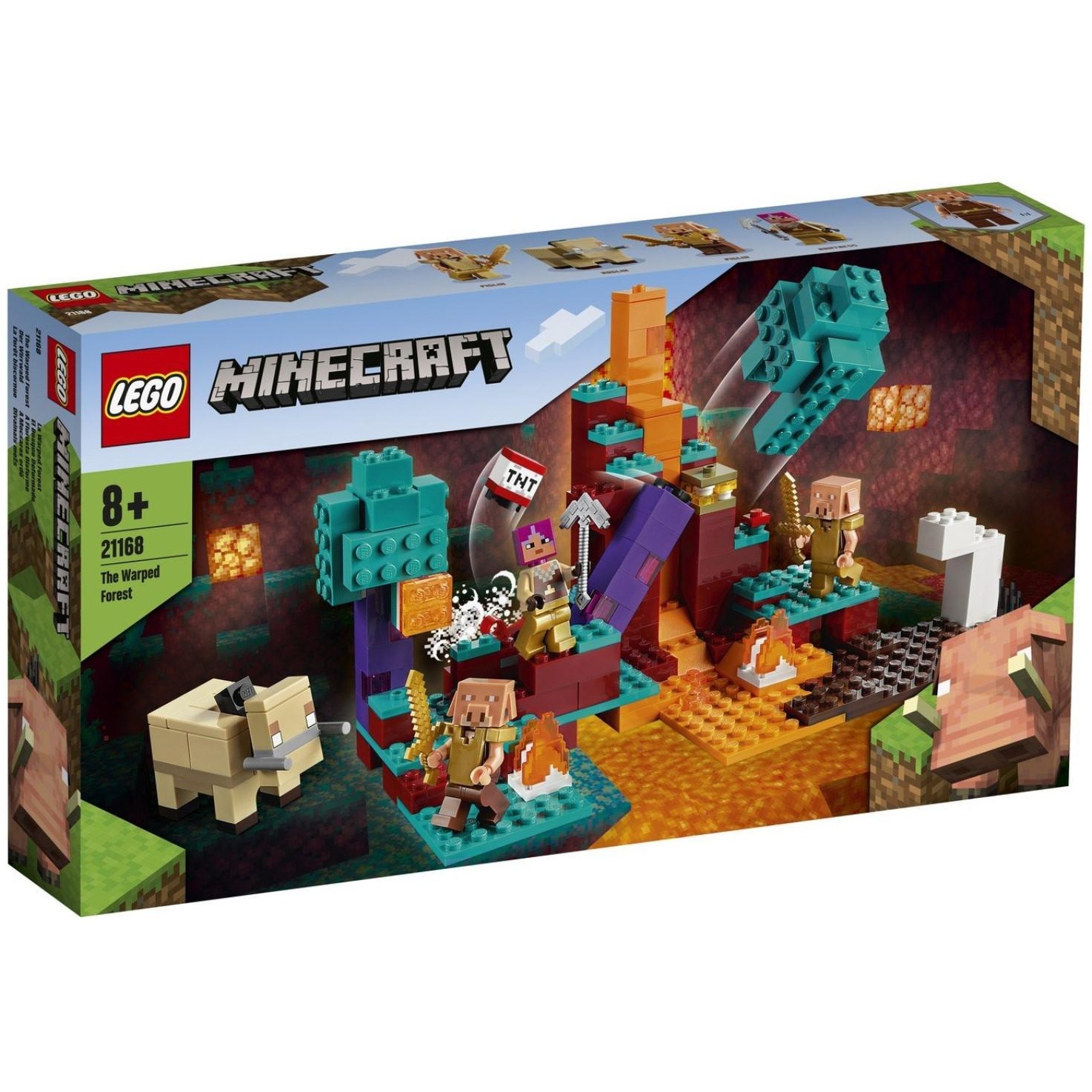 Конструктор Лего Minecraft "Искажённый лес" 21168