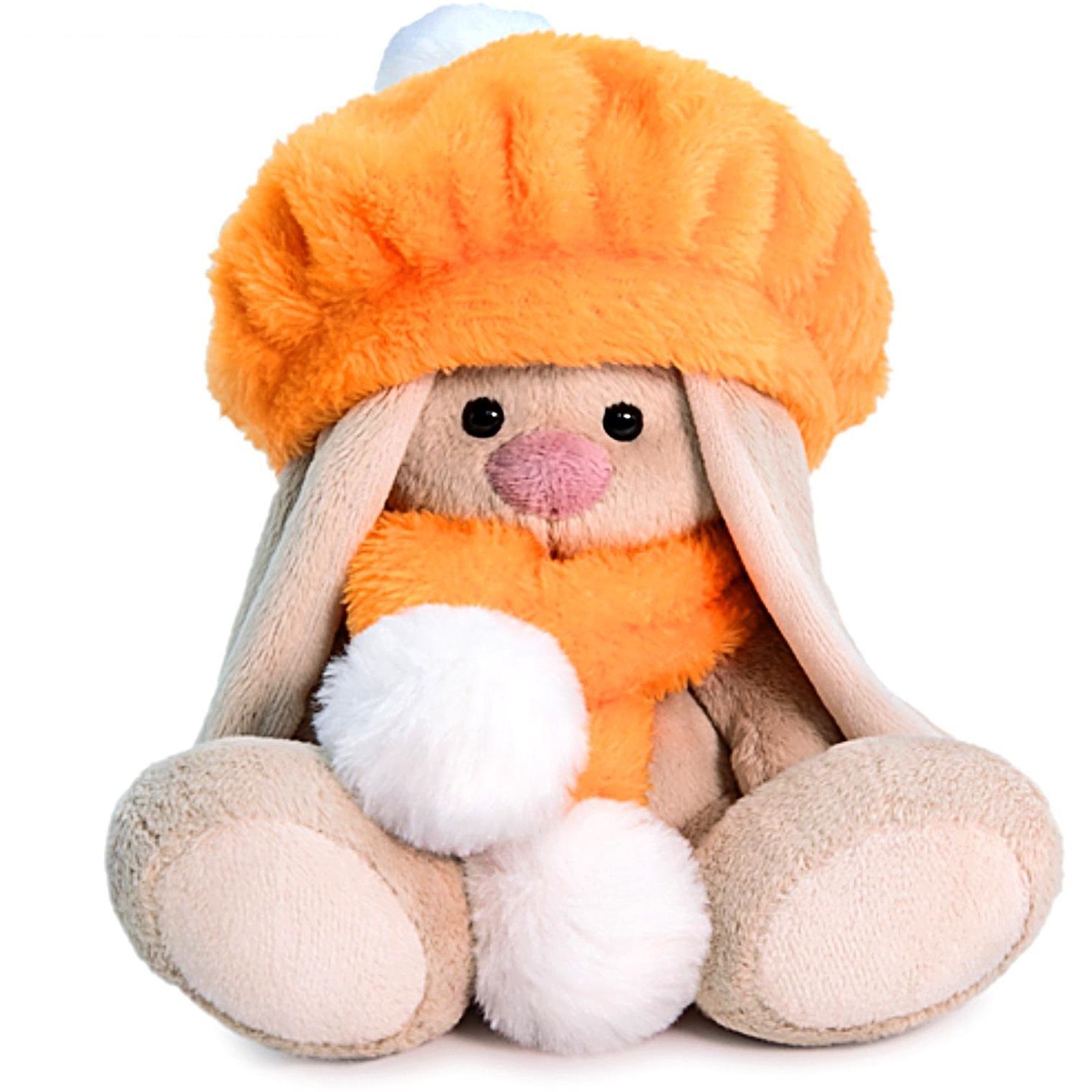 Мягкая игрушка "Зайка Ми в оранжевом берете", 15 см SidX-350 4712557