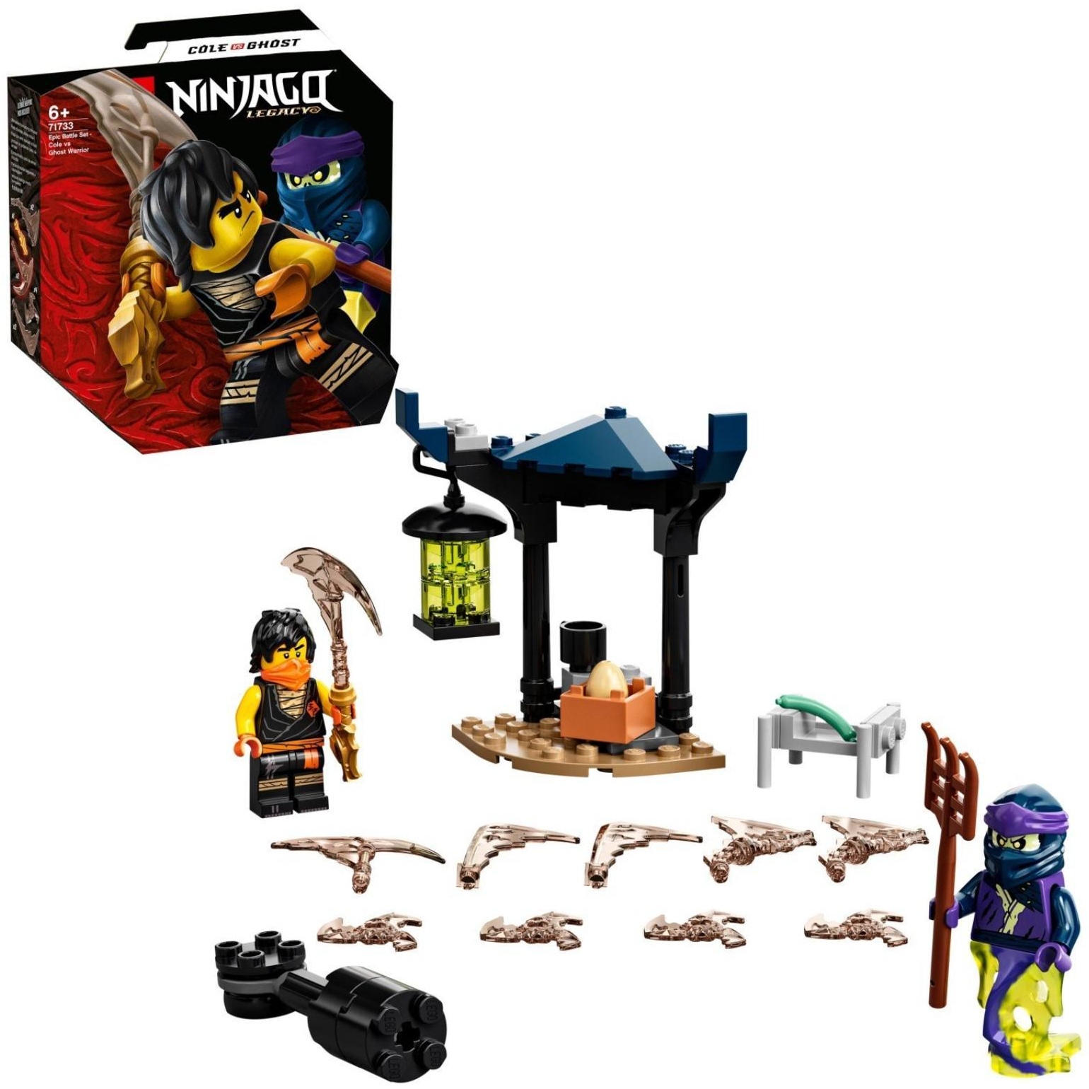 Конструктор Лего Ниндзяго "Легендарные битвы: Коул против Призрачного воина" 6495388