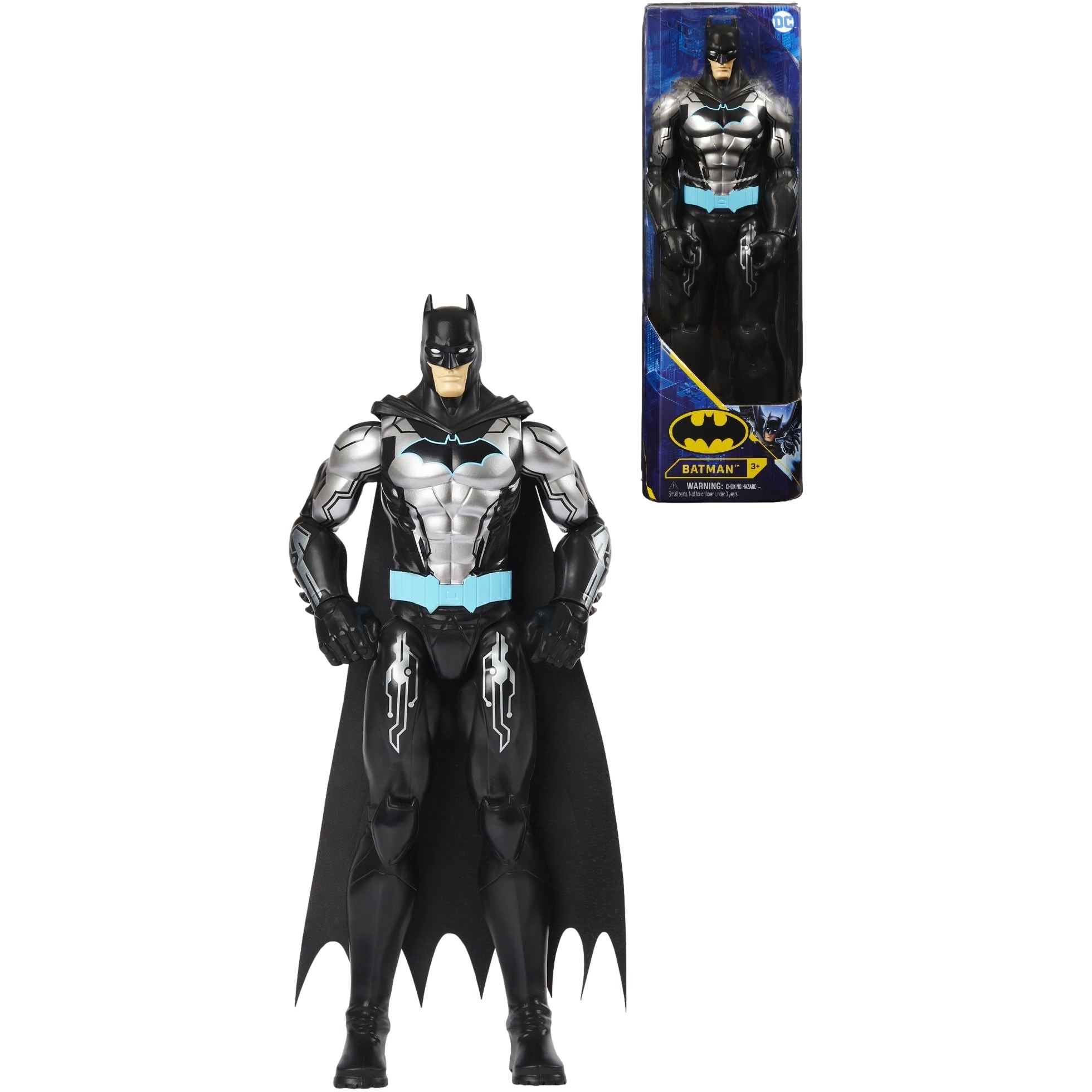 Фигурка Batman БэтТех в сером костюме 6060346