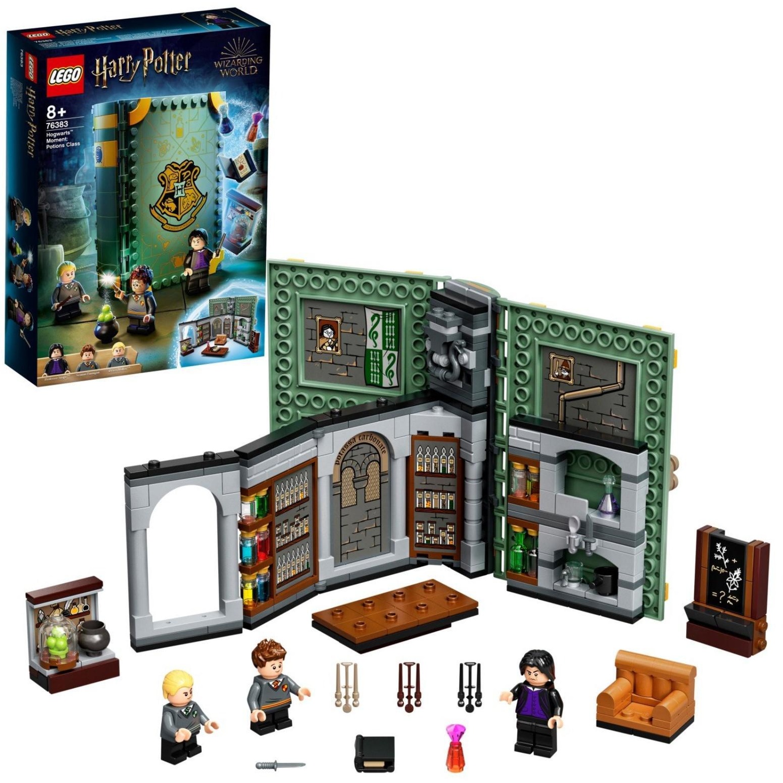 Констр-р LEGO Harry Potter Учёба в Хогвартсе: Урок зельеварения 76383