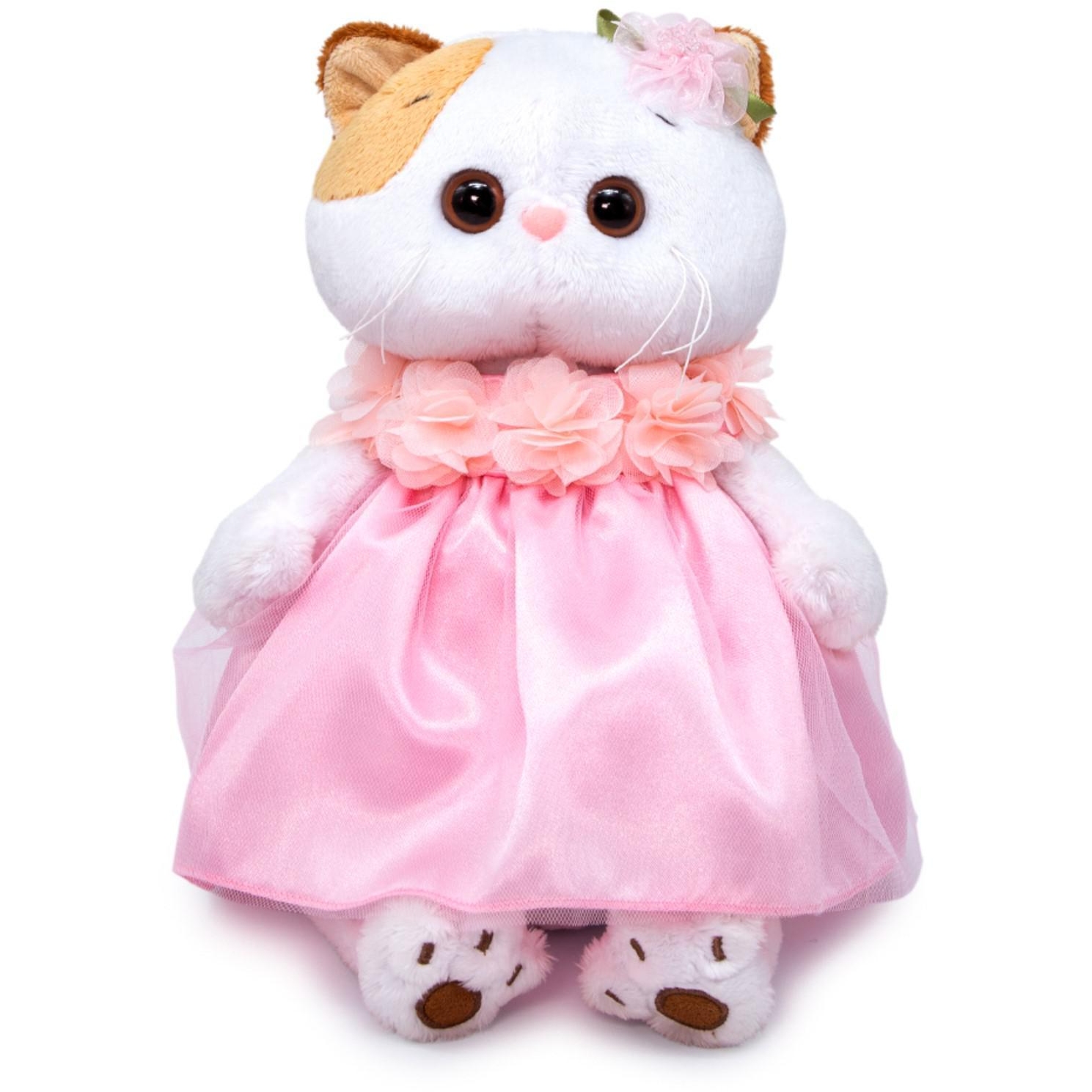 Мягкая игрушка "Ли-Ли в платье с объемными цветами", 27 см LK27-079 7143320