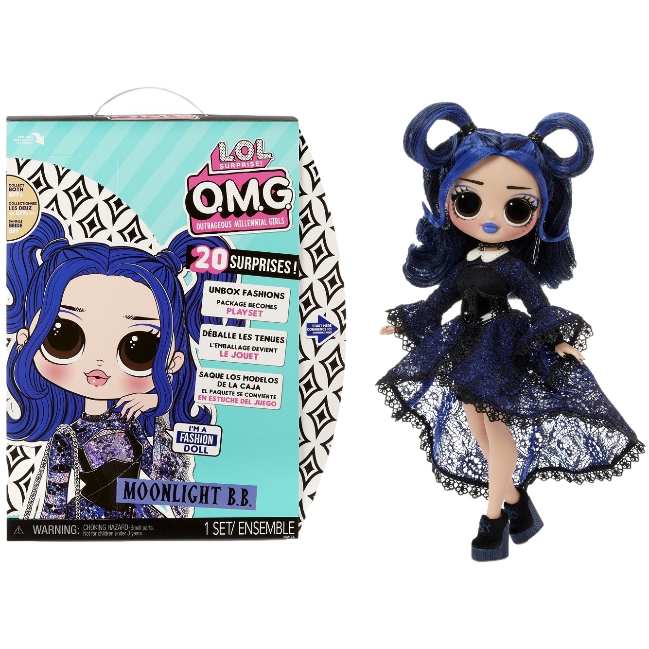 Игрушка L.O.L. Surprise Кукла OMG Doll Series 4.5 - Moonlight B.B. 572794