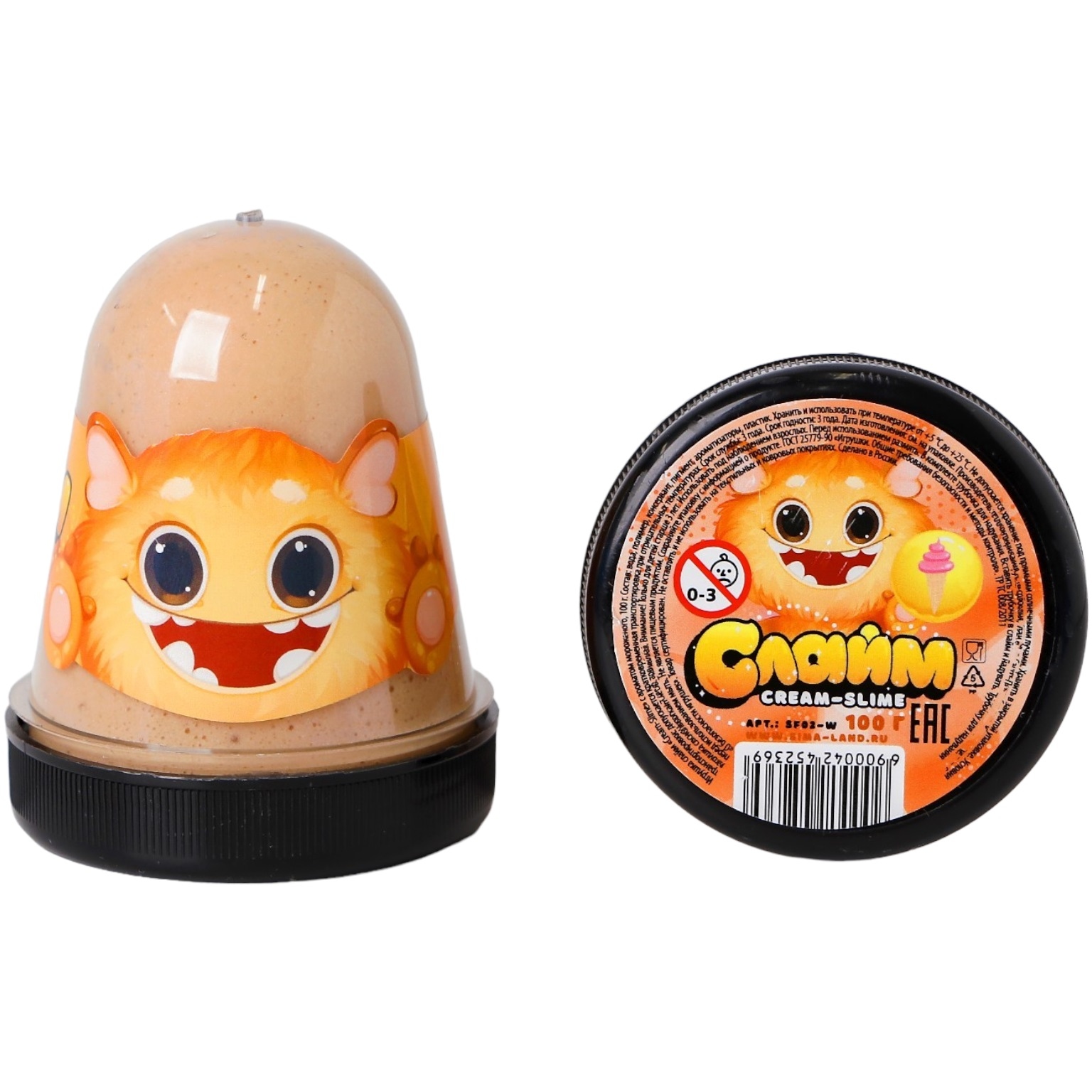 Слайм Cream-Slime (с ароматом мороженого, 100 г.)