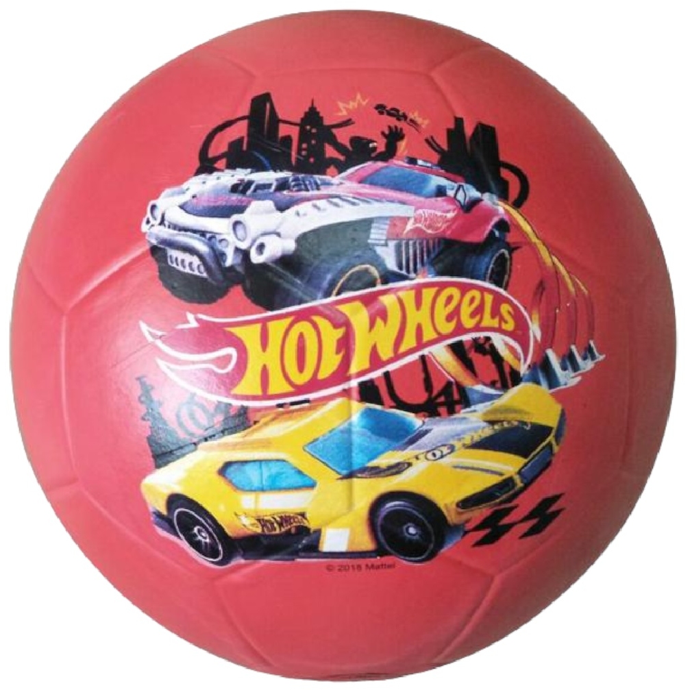 Hot wheels. мяч футбольный, резина, 22 см, безкамерн. в кор.50шт *УЦ