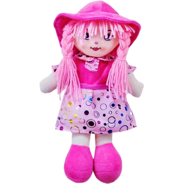 Кукла в платье с круглишками на нем №3 (17x36x9 см.) 0STK-003 n