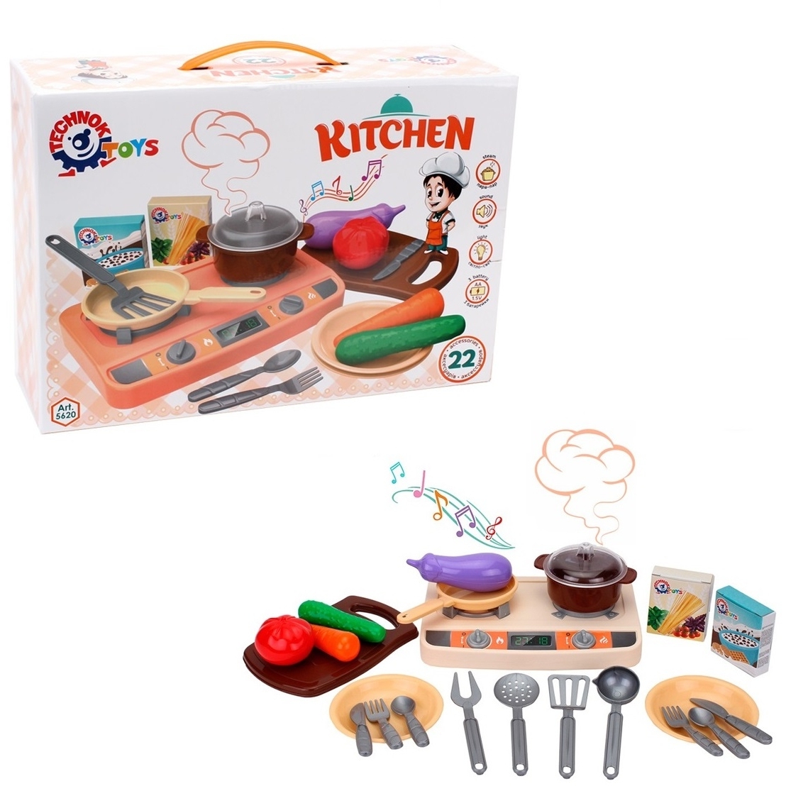 Игровой набор "Кухня" с электронным модулем Т5620