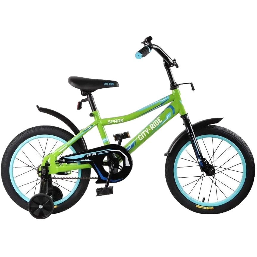 Велосипед 16" City-Ride Spark (зеленый)
