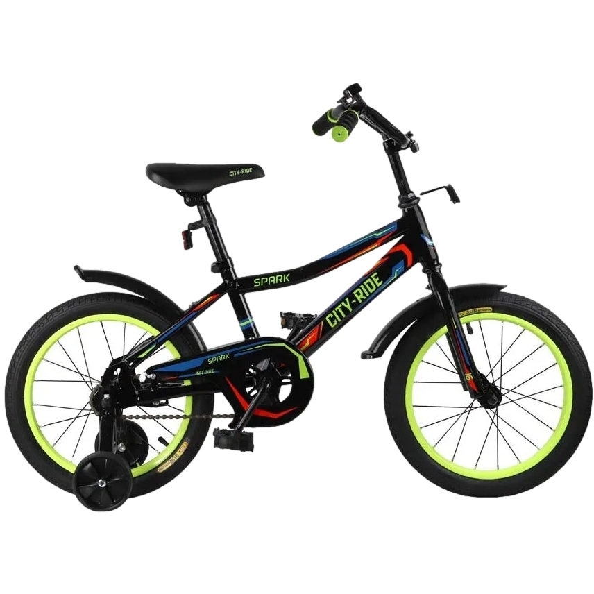 Велосипед 16" City-Ride Spark (черный)