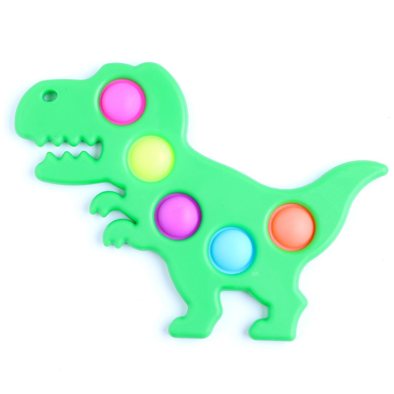 Тактильная сенсорная игрушка "Вечная пупырка" Симпл димпл, динозавр