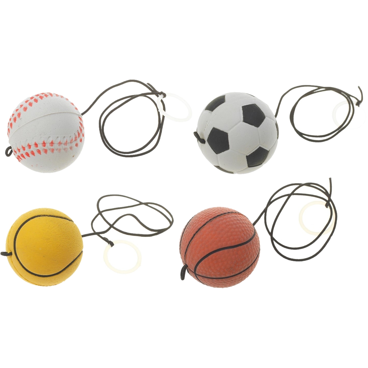 Мяч мягкий "Спорт" (на резинке 4.7 см)